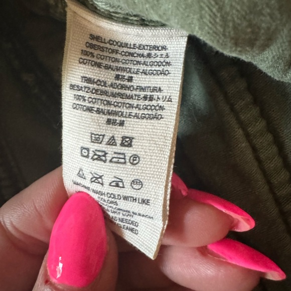 Free People Green Great Expectations Button Fly Cut Off Jean Shorts Women's - Picture 8 of 16